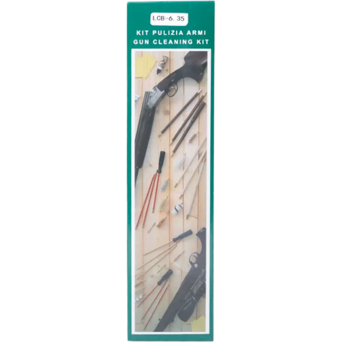 Набор для чистки оружия LUCKY VIEW (Kami La Trading), шомпол, 3 ерша, 6,35 калибр KamiLaTrading-6.35