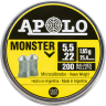 Пуля пневматическая APOLO MONSTER 5,5мм, 1,6гр (200 шт.) 00216516