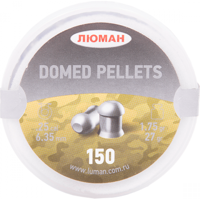 Пуля пневматическая DOMED PELLETS 6,35мм, 1,75гр (150 шт.) 00262344