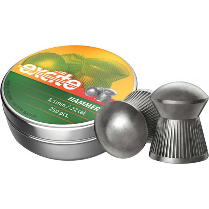 Пуля пневматическая H&N EXCITE HAMMER 5,5мм, 0,98гр (250 шт.) 00194710