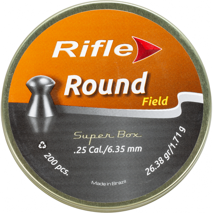 Пуля пневматическая RIFLE FIELD SERIES ROUND 6,35мм, 1,71гр. (200 шт.) 00227155